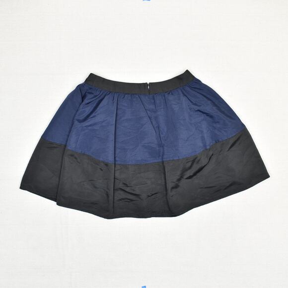 Express Women's Flare Skirt Colorblock Zip Polyester Multicolor Size 12 - Picture 3 of 8